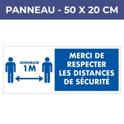 Panneau DISTANCES - PVC7