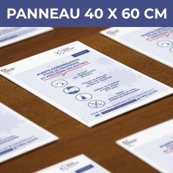 Panneau PVC A2 - Gestes...