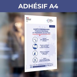 Adhésif A4 - Gestes...